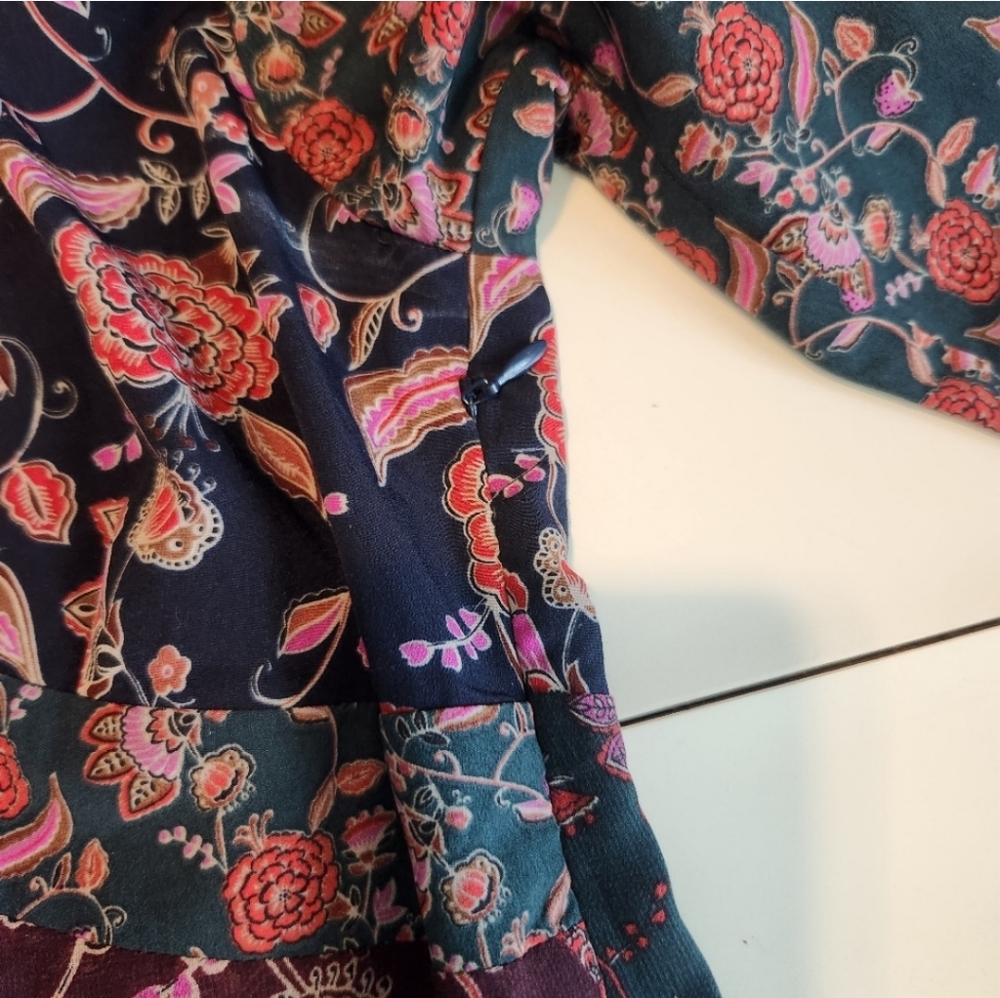 Cabi Women's Floral Festival Boho Cottagecore Maxi Dress - Picture 9 of 12